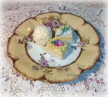 Load image into Gallery viewer, SOLD Antique Rare Vintage Limoges France Pastel Yellow Floral 8.5&quot; Plate, Exquisite Colors, Hand Painted, Gold Applied Gilding
