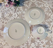 Load image into Gallery viewer, SOLD Beautiful Vintage Seltmann Weiden Bavarian China Pink Tea Trio, Cup, Saucer, Luncheon Plate, Shabby Chic Cottage Decor
