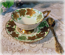 Load image into Gallery viewer, Stunning Vintage Royal Stafford La Vigne D&#39;Or English Bone China Cup and Saucer set - Heavy Gold Gilding - Rich Detailed Design

