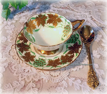 Load image into Gallery viewer, Stunning Vintage Royal Stafford La Vigne D&#39;Or English Bone China Cup and Saucer set - Heavy Gold Gilding - Rich Detailed Design
