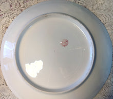Load image into Gallery viewer, SOLD Breathtaking Antique Limoges France Hand Painted Pink and Blue w Heavy Gold China Tea Trio, Cup, Saucer, Luncheon Plate ~ Shabby Chic
